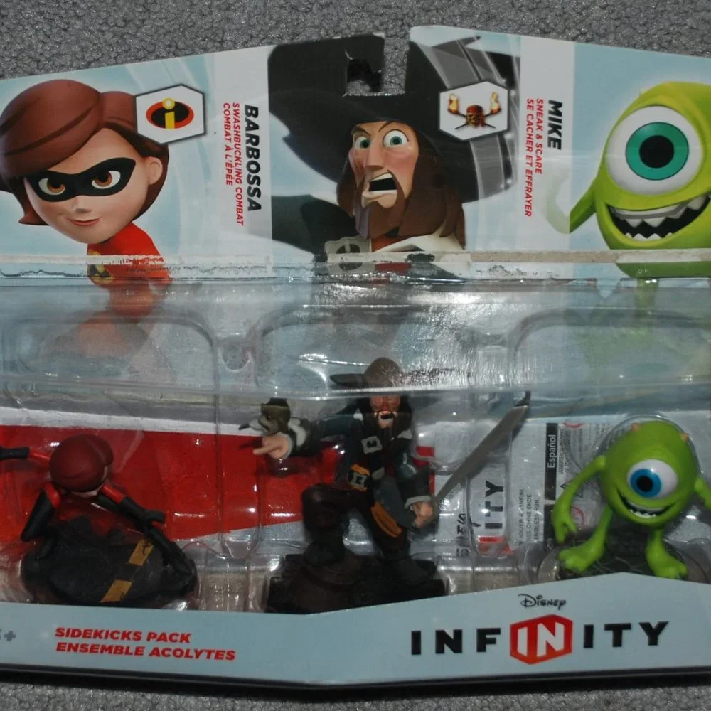 Disney Infinity Sidekicks 3-Pack – Mike Wazowski, Barbossa, Mrs. Incredible